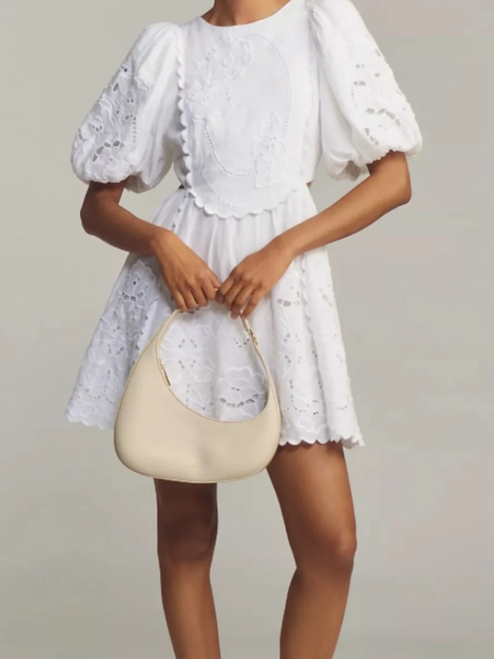 Lovaan Liberty Linen Mini Dress - Picture 2 of 4